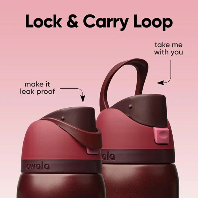 Black Cherry 32oz FreeSip Bottle