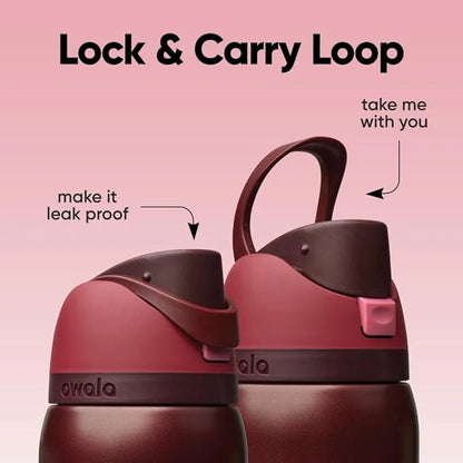 Black Cherry 32oz FreeSip Bottle